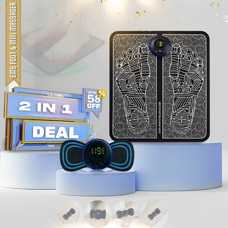 EMS Mini Massager And Foot Massager