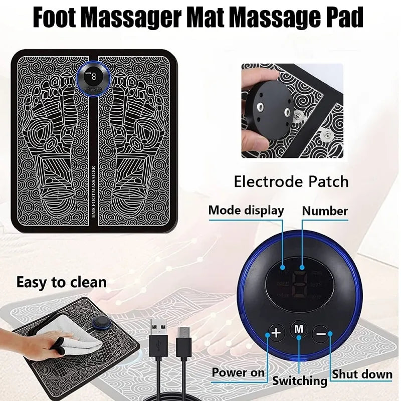 EMS Mini Massager And Foot Massager