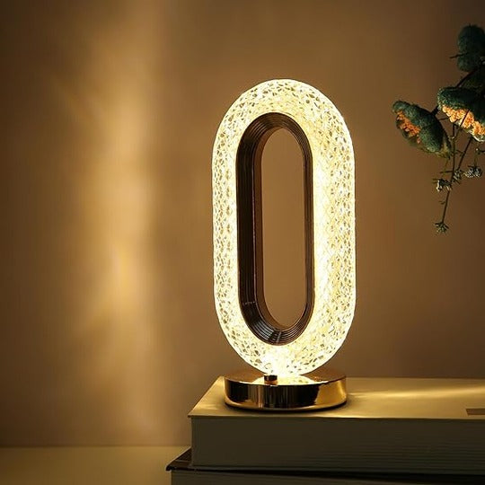 Table Lamp Touch Control USB Chargeable LED Crystal Night Light Remote Control