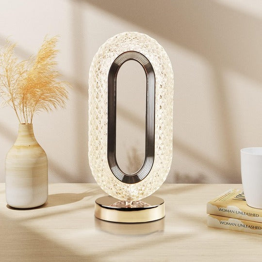Table Lamp Touch Control USB Chargeable LED Crystal Night Light Remote Control