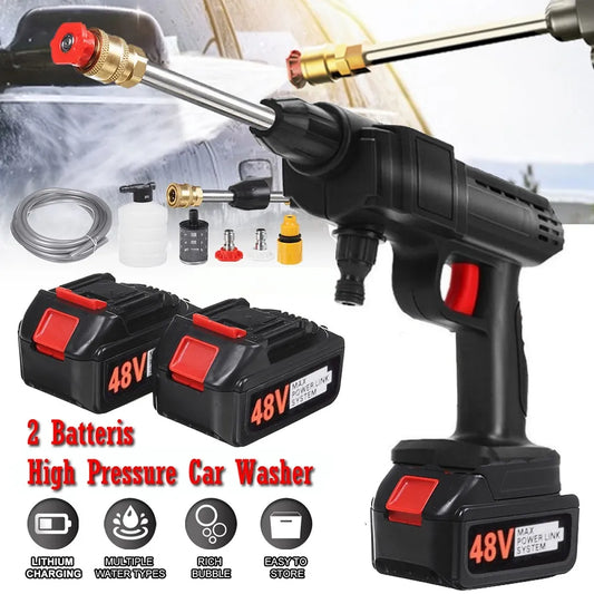 High Pressure Car Washer Gun With 2 Batteries