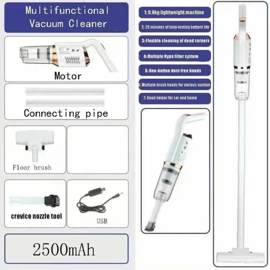 Vacuum Cleaner Portable 3 in 1  Handheld Multipurpose Vacuum Cleaner for Pet Hair and Carpet