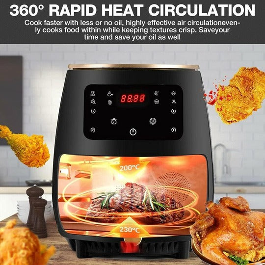 6L Silver Crest Digital Air Fryer