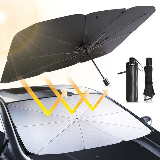 Car Sunshade Umbrella Front Windshield Sun Shade Windscreen Interior Quick Unfolding