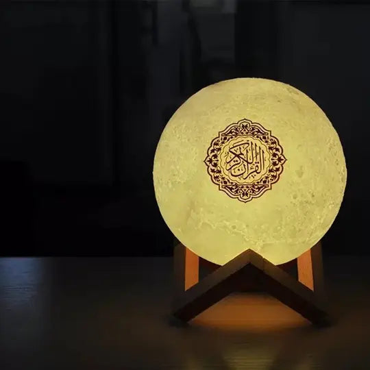 Quran Speaker Smart Touch Moon Display LED Lamp Bluetooth Speaker