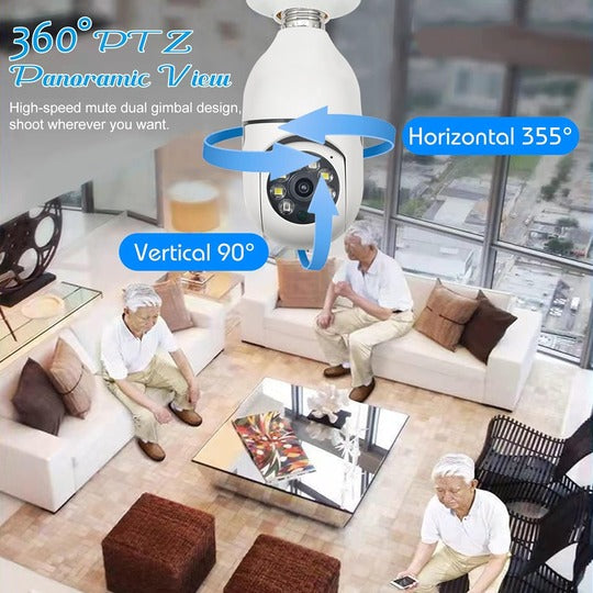 Camera For Indoor Home Security Wireless Rotational