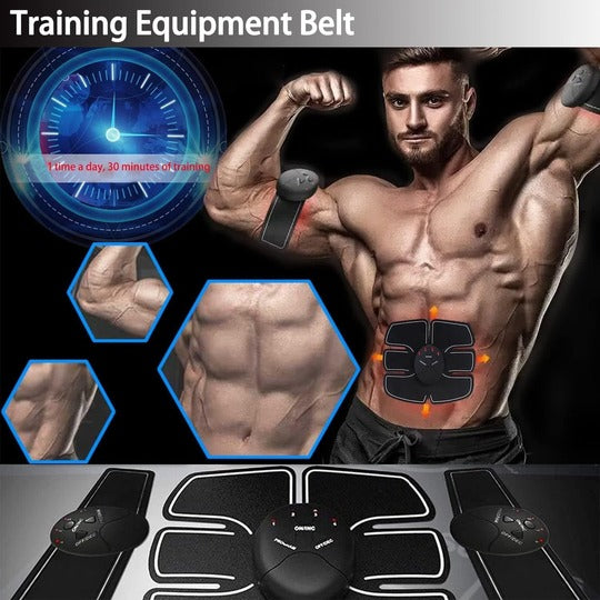 6 Pack EMS Tummy Flatter Weight Loss Muscle Toning Fitness Technology Kit 6 Pack Abs