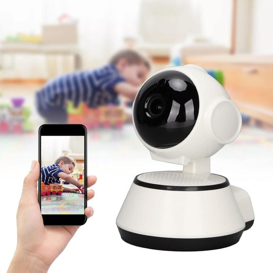 Camera For Indoor Home Security Wireless Rotational View 720P Night Vision Smart Device