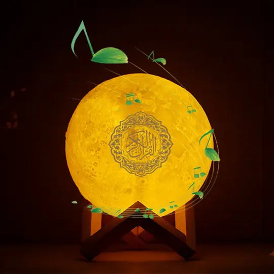 Quran Speaker Smart Touch Moon Display LED Lamp Bluetooth Speaker