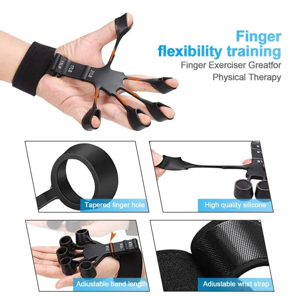 Finger Exerciser Stretcher 6 Resistant Level