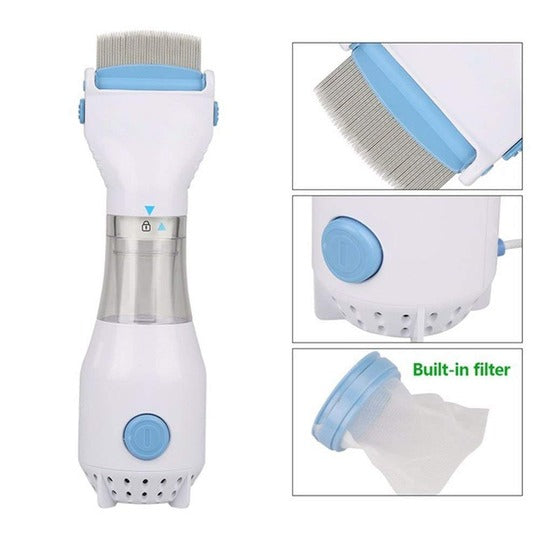V comb Head Lice Treatment Vacuums Machine Removes Lice and Eggs