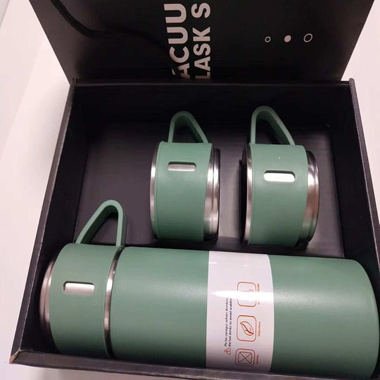 Thermos with Coffee Mug Stainless Steel Vacuum Bottle 500 ML