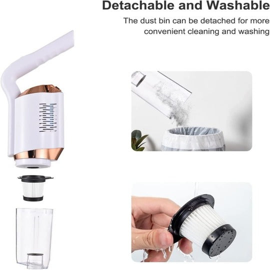 Vacuum Cleaner Portable 3 in 1  Handheld Multipurpose Vacuum Cleaner for Pet Hair and Carpet
