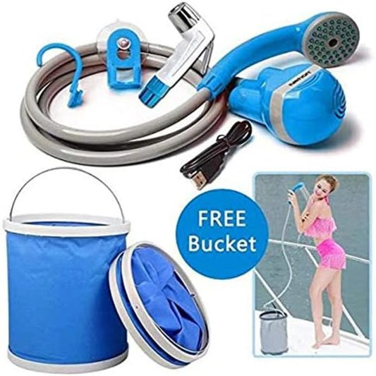 Shattaf Portable Travel Bidet Spray for indoor and outdoor With Bucket