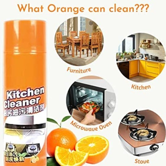 Kitchen Cleaner Multipurpose Foam Cleaner For Unwanted Stain Remover With Fragrance