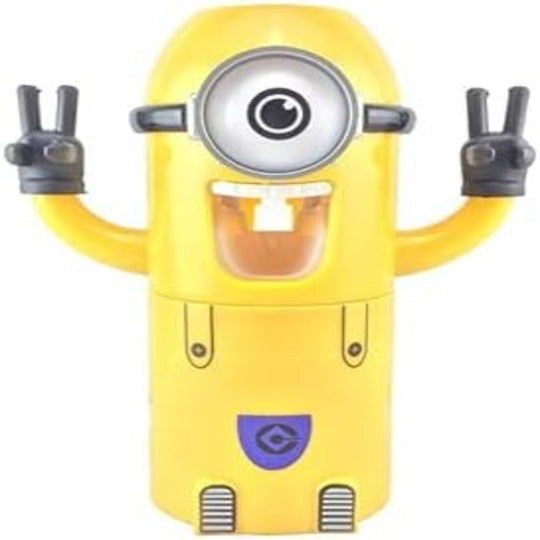 Kids Toothbrush Holder With Toothpaste Dispenser