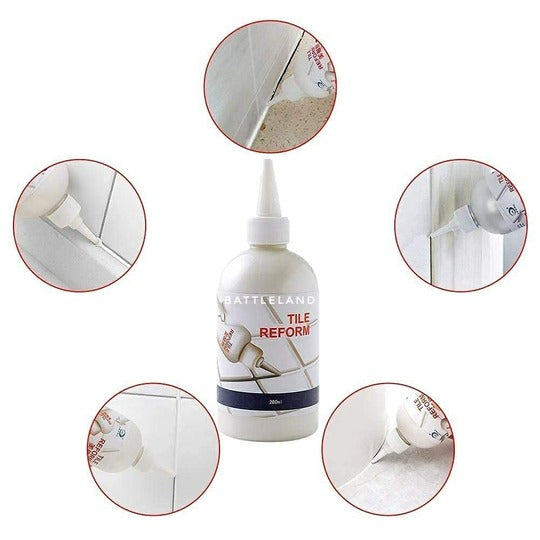 Tile Refill Waterproof Tiles Gap Filler Repair Filler Tube Paste for Kitchen Bathroom 280ml