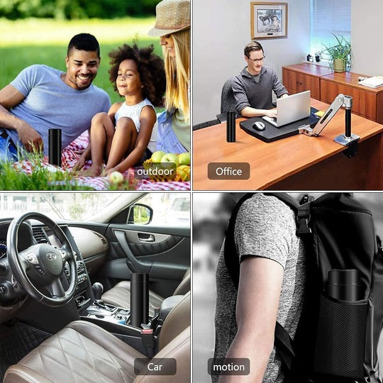 Water Bottle Smart Touch Screen LED Display Stainless Steel Thermal Flask For Office Home And Gym