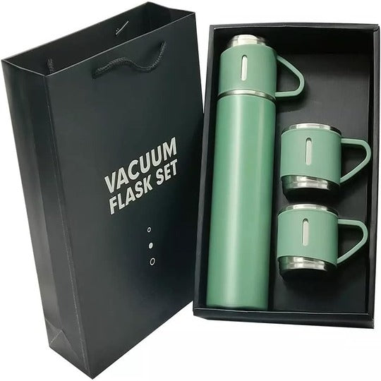 Thermos with Coffee Mug Stainless Steel Vacuum Bottle 500 ML