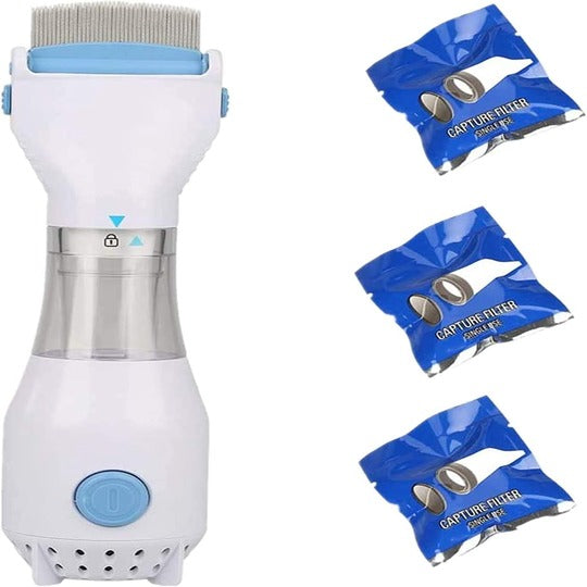 V comb Head Lice Treatment Vacuums Machine Removes Lice and Eggs