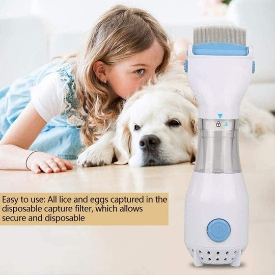 V comb Head Lice Treatment Vacuums Machine Removes Lice and Eggs