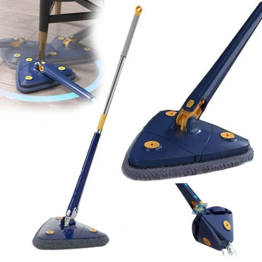 Mop 360 Degree Rotatable Adjustable Triangle Cleaning Wall Mop Wall Cleaner
