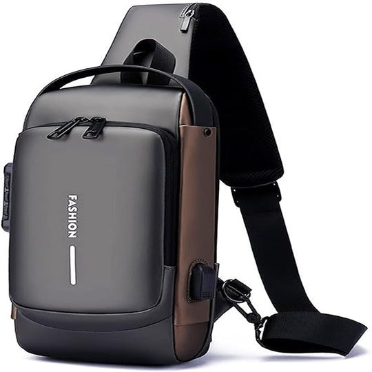 Shoulder Bag USB Charging Sport Anti-theft Backpack Travel Waterproof Bag