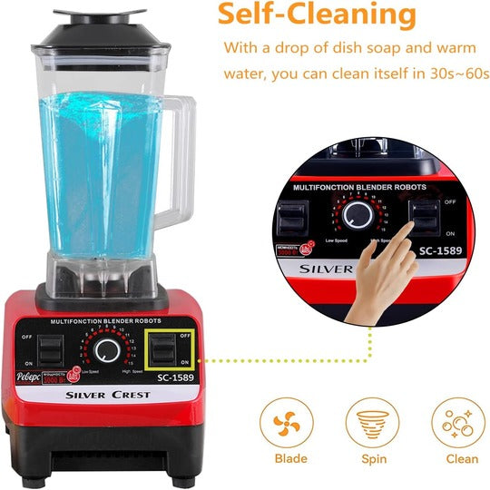Silver Crest 4500W Heavy Duty Blender Juicer